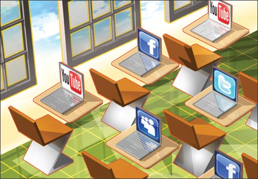 social media school